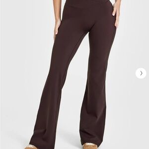 Oner Active Unified Brown Flare Pants High-Rise Stretch
